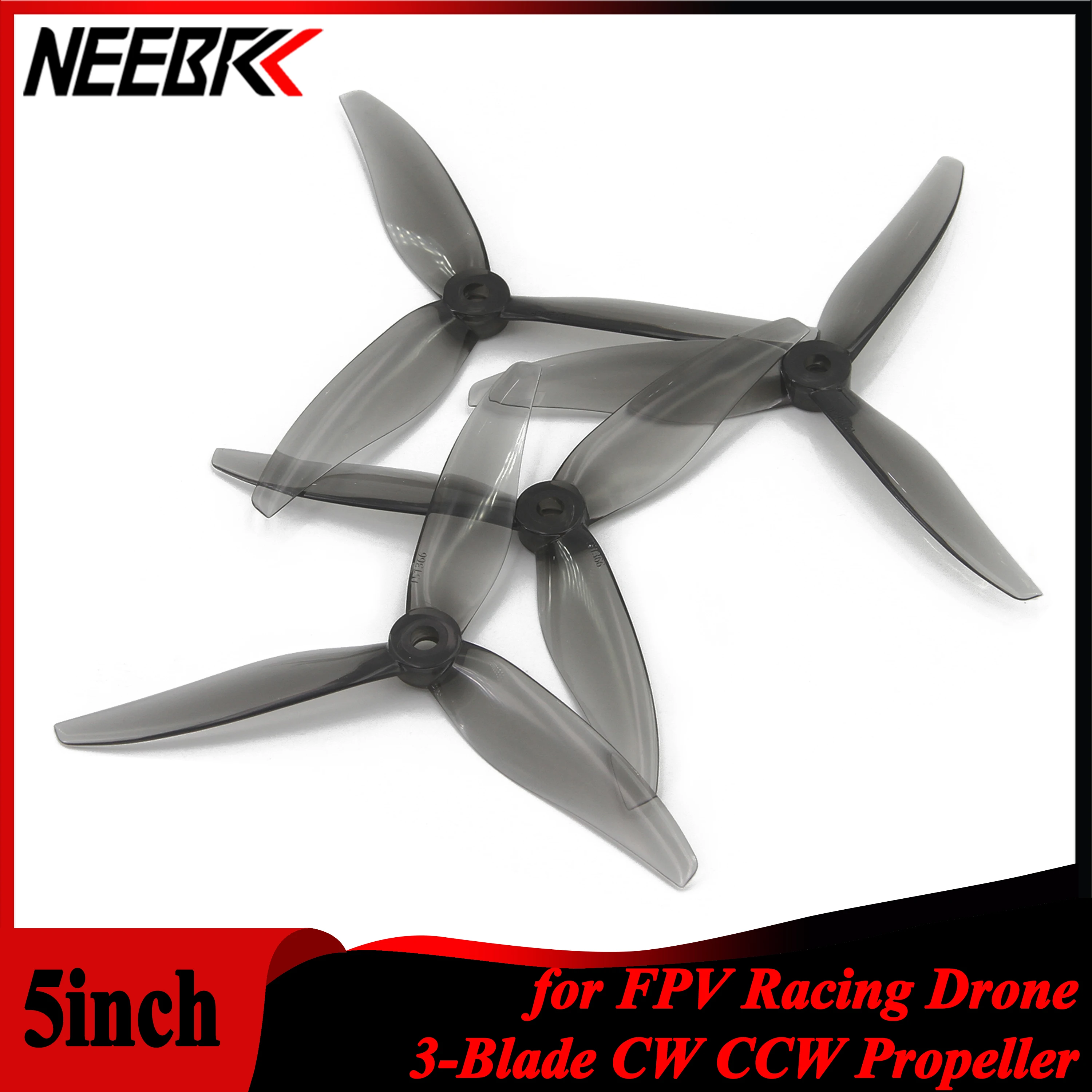 Fpv Drone Propeller - NEEBRC baling-baling 5 inci, 12 pasang