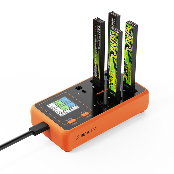 BETAFPV Pengisi Baterai 6 Port - Fpv Drone Charger ulasan dan harga